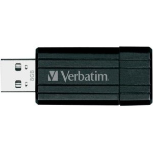 Verbatim Pin Stripe 8GB Czarny