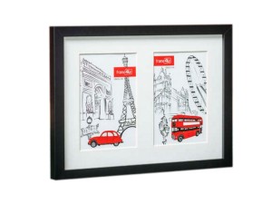 Ramka GALERIA JAPAN 20x27 cm | Czarna