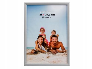 Ramka Notte 15x21 SZKŁO Srebrna Ciemna
