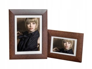 Ramka GENEWA 13x18 cm | Brązowa