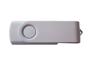 Pendrive Metalowy 32GB USB 3.0 | Biały + grawer