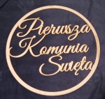 Koło "Pierwsza Komunia Święta" 60cm | KM-1