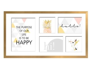 Ramka galeria SANREMO 27x51 cm | Złota