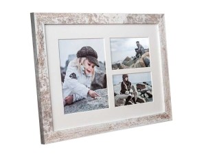 Ramka galeria NARVIK 28x39 cm | Biała Przecierana