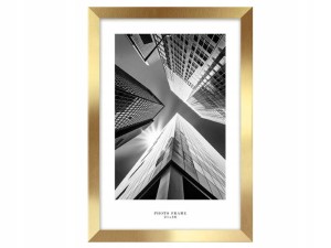Ramka FLORYDA 15x21 cm | Złota