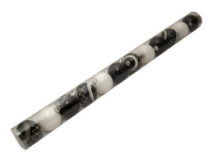 Bombki nietłukące ZDOBIONE Mix 6cm. Tuba 12szt 