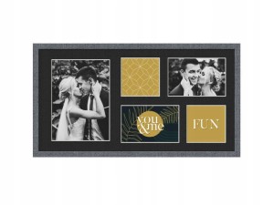 Ramka Galeria Kyoto 27x51 SZKŁO Beton, Szara