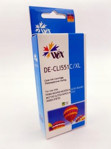 Tusz Wox Cyan CANON CLI 551C