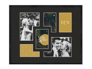 Ramka galeria KYOTO 40x50 cm | Czarna Deska