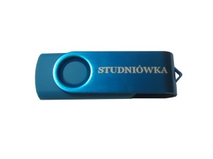Pendrive Metalowy STUDNIÓWKA 32GB USB 3.0 | Niebieski