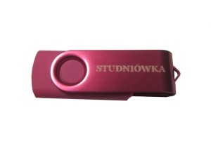 Pendrive Metalowy STUDNIÓWKA 16GB USB 3.0 | Różowy