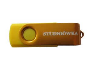 Pendrive Metalowy STUDNIÓWKA 32GB USB 3.0 | Żółty