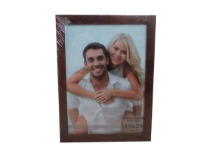 Ramka ozdobna 15x21 SZKŁO Brązowa