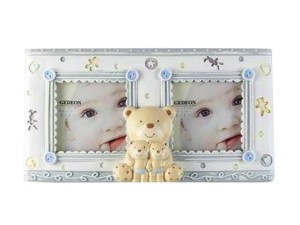Ramka galeria ceramiczna ozdobna na 2 zdjęcia 8x8cm SZKŁO RX192Q