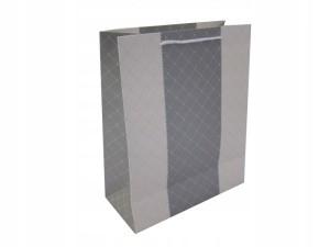 Torebka prezentowa z trapezem 1szt Ozdobna 23x18x10