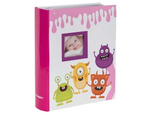 Album wkładany szyty 10x15/300 SPOOKIES | Różowy