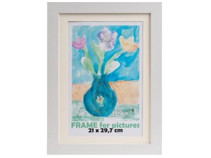 Ramka PAINT 21x29,7cm | Biała