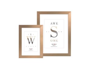 Ramka SANREMO 21x30 cm | Złota