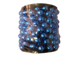 Śliczna girlanda/ koraliki NIEBIESKIE 4m/12mm