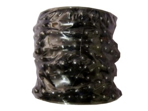 Śliczna girlanda/ koraliki CZARNE 8m/7,5mm