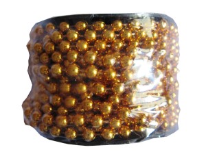 Śliczna girlanda/ koraliki POMARAŃCZOWE 10m/6mm