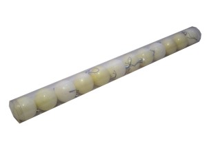Bombki nietłukące Białe 5cm W tubie 12szt