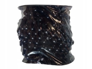 Śliczna girlanda/ koraliki CZARNE 8m/7,5mm